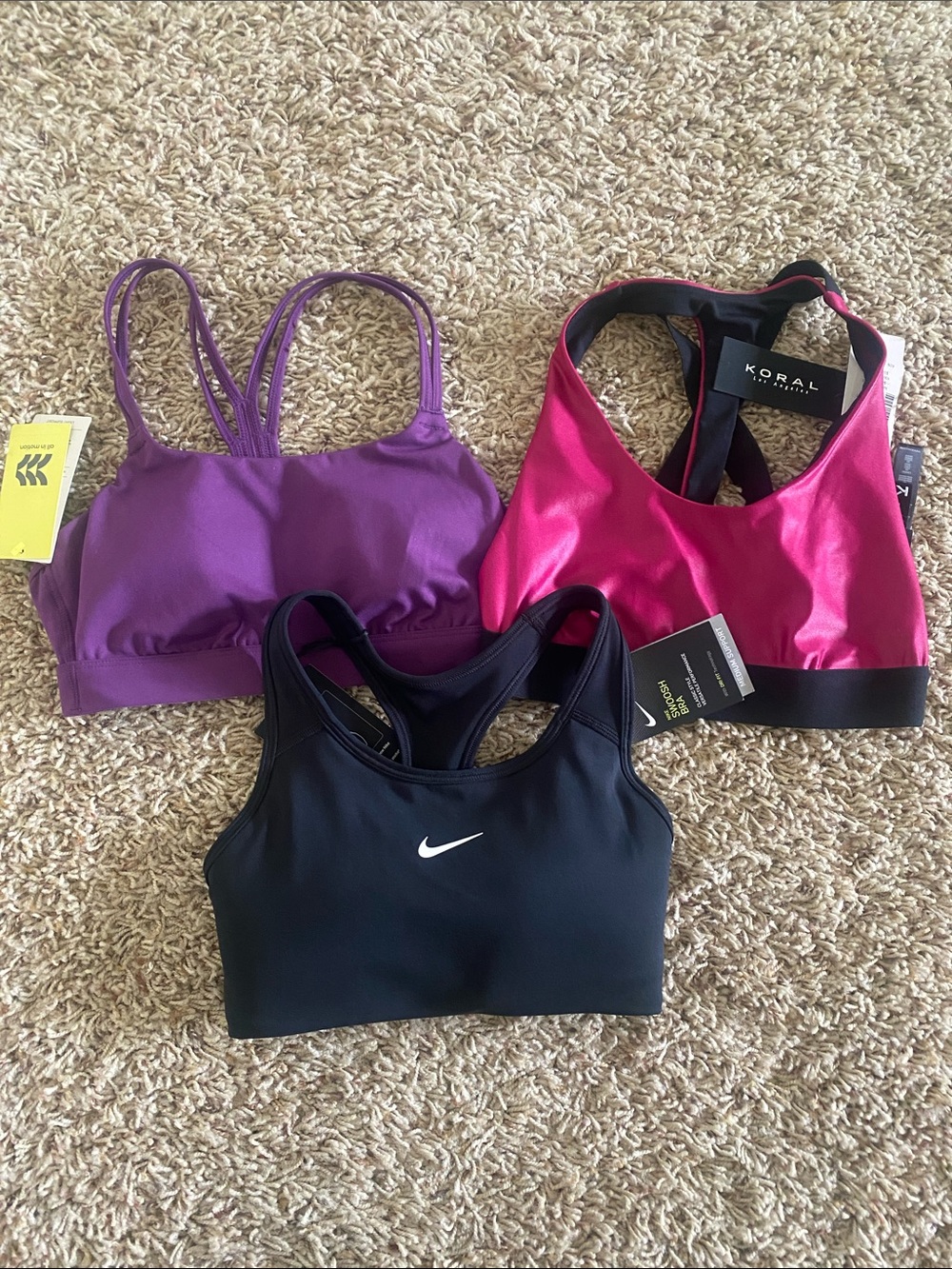 NWT Bundle of 3 Sport Bras Size XS